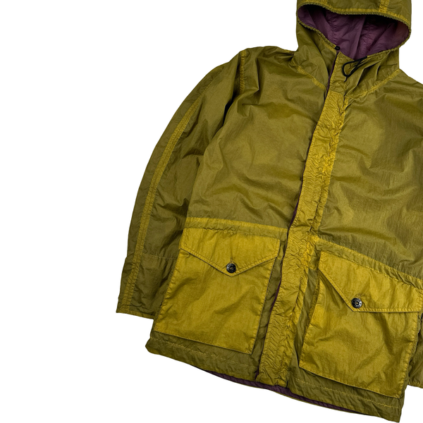 Stone Island 2010 Rare Hyperlight Nylon Reversible Green/Purple Jacket - Medium