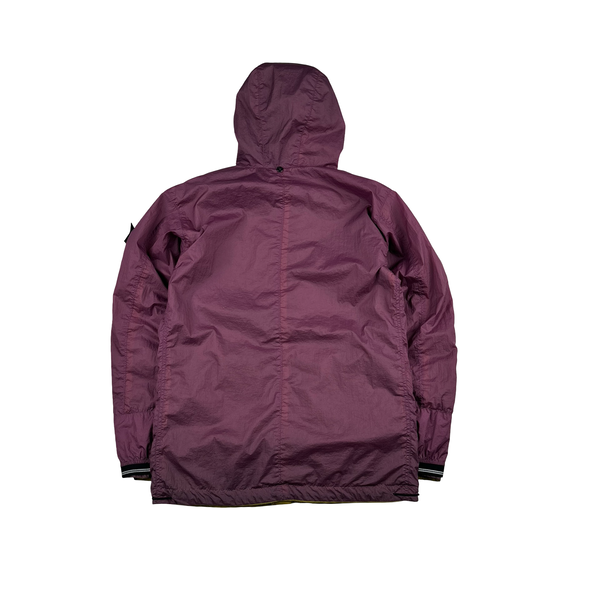 Stone Island 2010 Rare Hyperlight Nylon Reversible Green/Purple Jacket - Medium