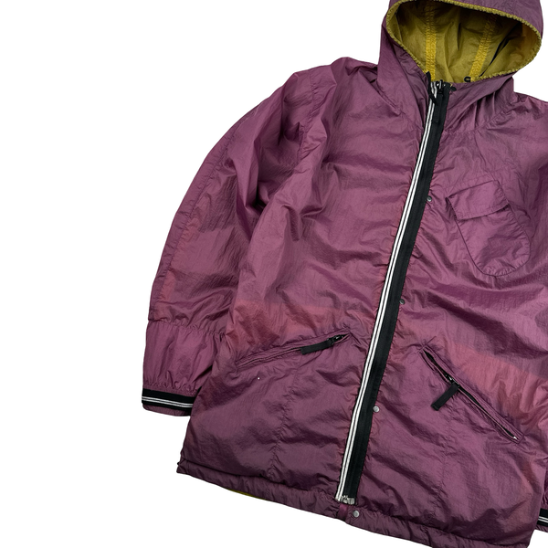 Stone Island 2010 Rare Hyperlight Nylon Reversible Green/Purple Jacket - Medium