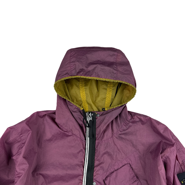 Stone Island 2010 Rare Hyperlight Nylon Reversible Green/Purple Jacket - Medium