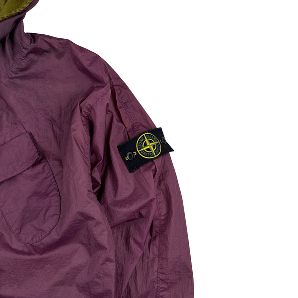 Stone Island 2010 Rare Hyperlight Nylon Reversible Green/Purple Jacket - Medium