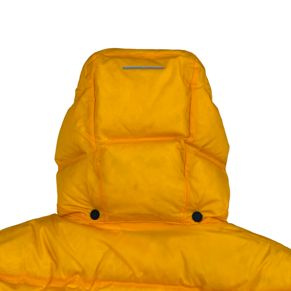 North Face Yellow Summit Series 700 Down Hooded Puffer Jacket - Medium