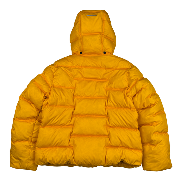 North Face Yellow Summit Series 700 Down Hooded Puffer Jacket - Medium