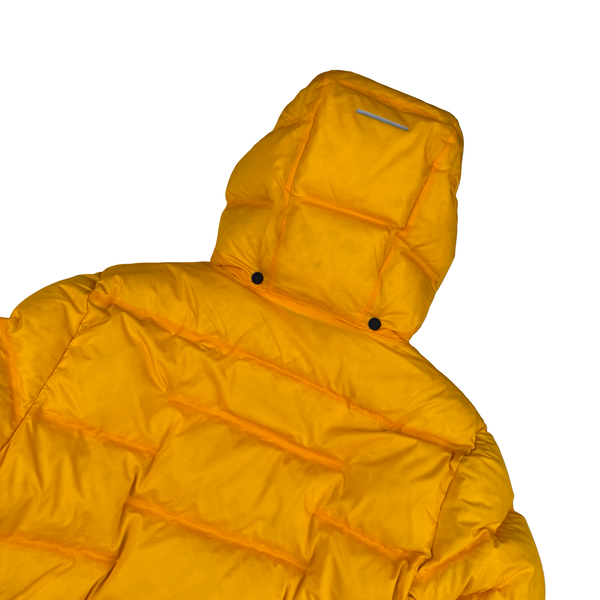 North Face Yellow Summit Series 700 Down Hooded Puffer Jacket - Medium
