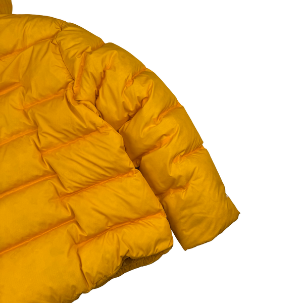 North Face Yellow Summit Series 700 Down Hooded Puffer Jacket - Medium