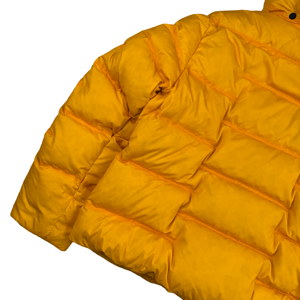 North Face Yellow Summit Series 700 Down Hooded Puffer Jacket - Medium