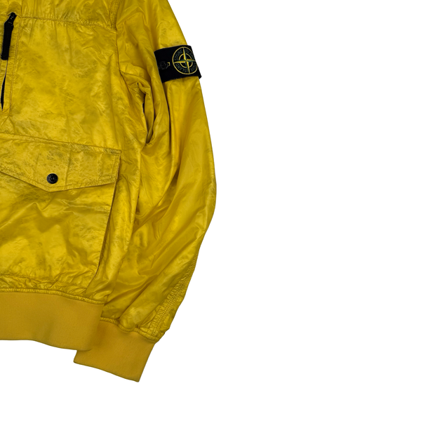 Stone Island 2013 Yellow Micro Rip Stop Tyveck Shield Jacket - Large