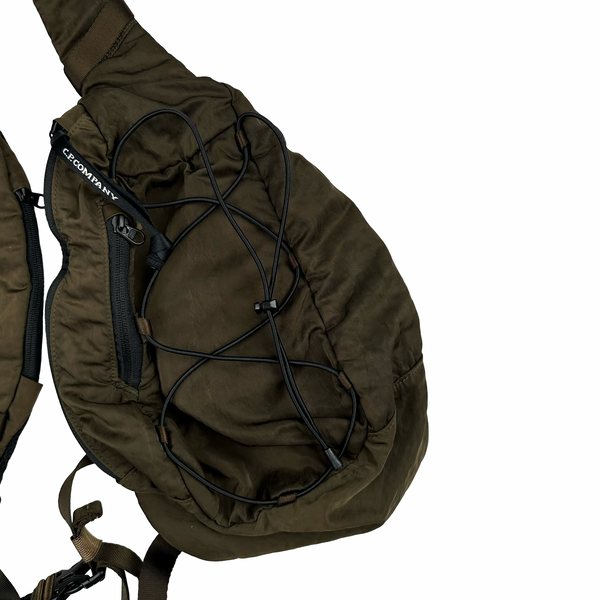 CP Company Khaki Nylon Lens Cross Body Bag