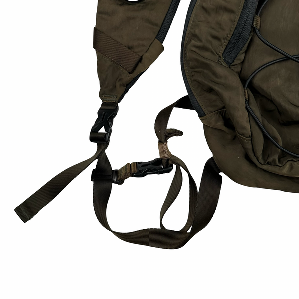 CP Company Khaki Nylon Lens Cross Body Bag