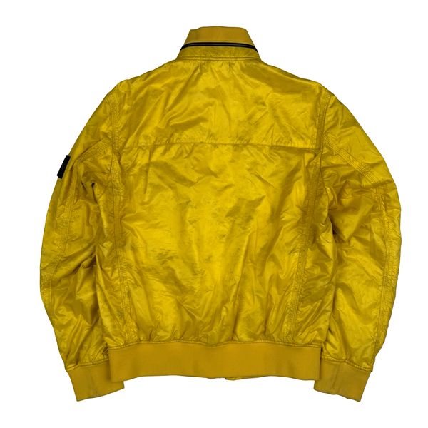 Stone Island 2013 Yellow Micro Rip Stop Tyveck Shield Jacket - Large
