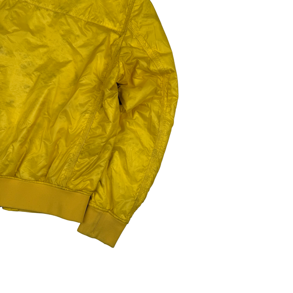 Stone Island 2013 Yellow Micro Rip Stop Tyveck Shield Jacket - Large