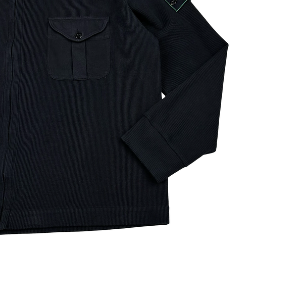 Stone Island SS2000 Vintage Ribbed Cotton Overshirt - XXL