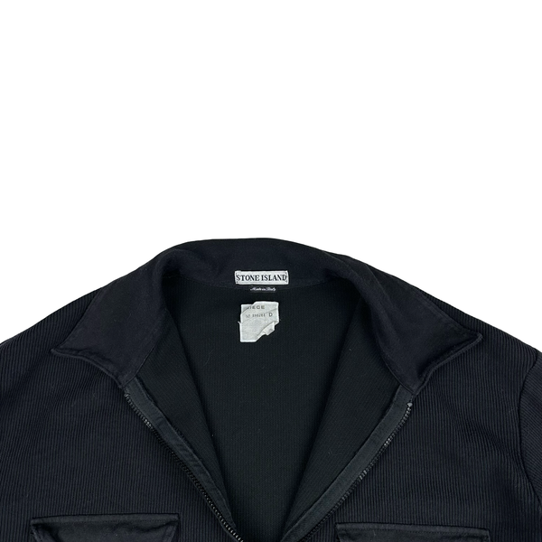 Stone Island SS2000 Vintage Ribbed Cotton Overshirt - XXL