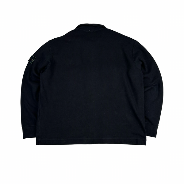 Stone Island SS2000 Vintage Ribbed Cotton Overshirt - XXL