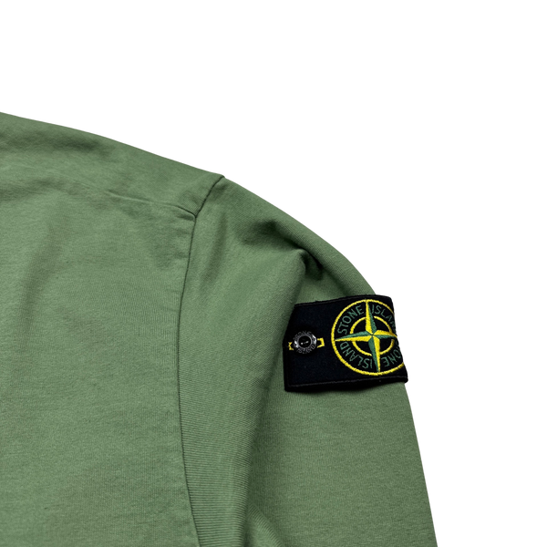 Stone Island 2023 Green Cotton Crewneck - XL