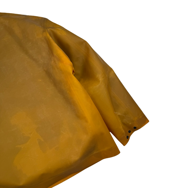 Stone Island 2023 Tan Special Process Poly Strata Down Lined Ice Jacket - Large