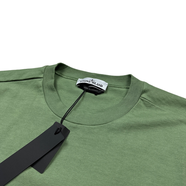 Stone Island 2023 Green Cotton Crewneck - XL