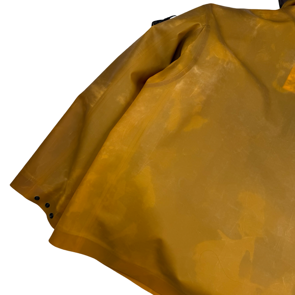 Stone Island 2023 Tan Special Process Poly Strata Down Lined Ice Jacket - Large