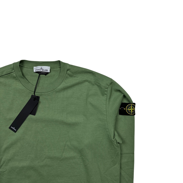 Stone Island 2023 Green Cotton Crewneck - XL