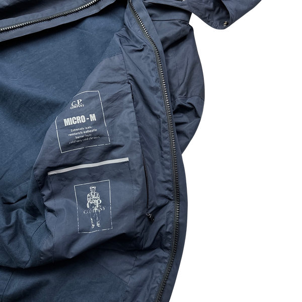 CP Company Navy Micro M Goggle Jacket - Large
