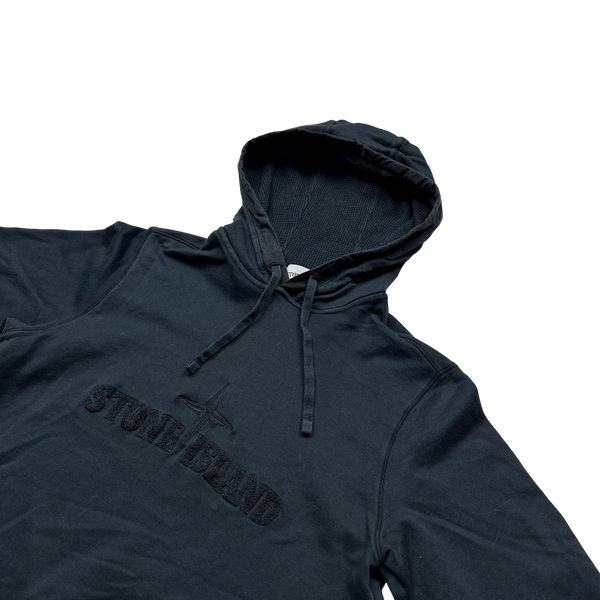 Stone Island 2015 Hooded Spellout T Shirt Pullover - Small