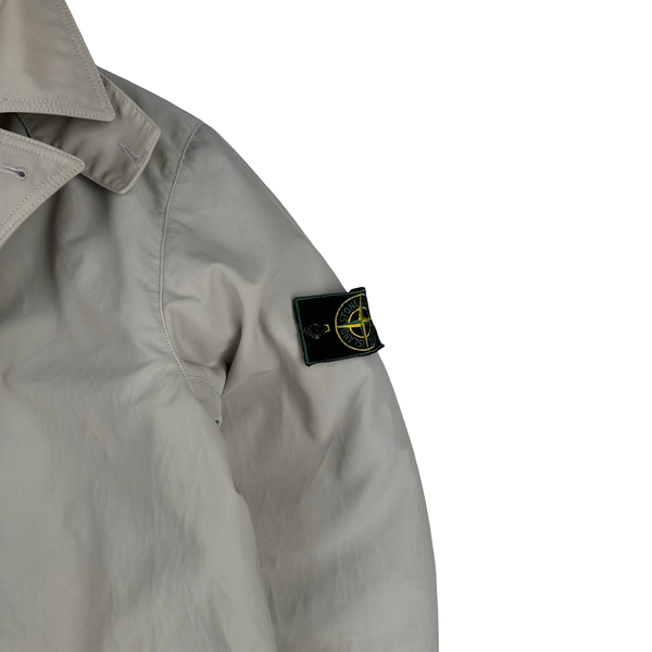 Stone Island Nylam Vintage 1998 Cream Wool Blend Dutch Rope Zipped Jacket - Medium