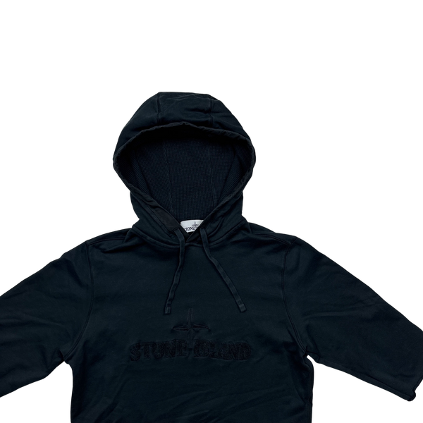 Stone Island 2015 Hooded Spellout T Shirt Pullover - Small