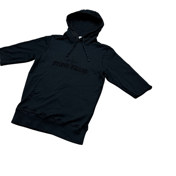 Stone Island 2015 Hooded Spellout T Shirt Pullover - Small