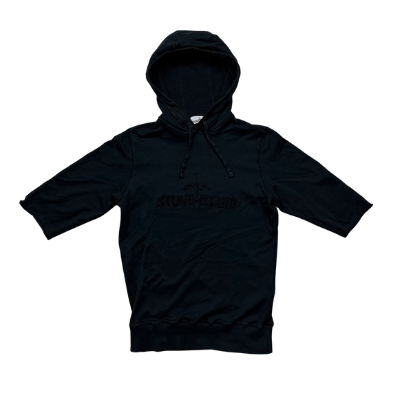 Stone Island 2015 Hooded Spellout T Shirt Pullover - Small
