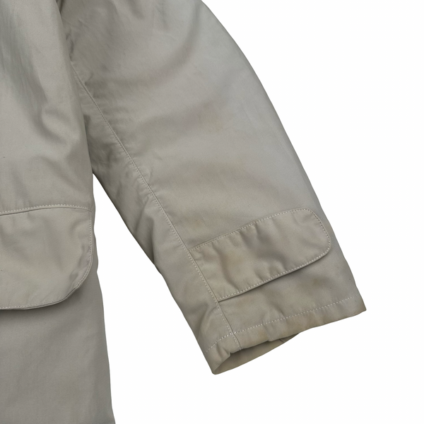 Stone Island Nylam Vintage 1998 Cream Wool Blend Dutch Rope Zipped Jacket - Medium