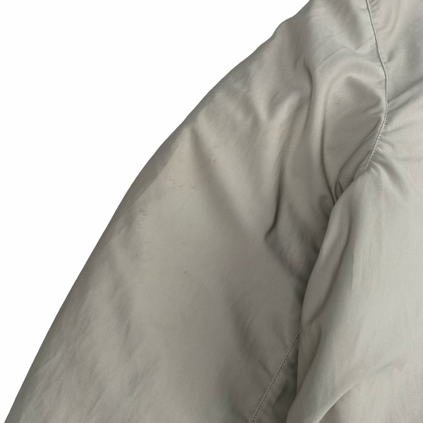 Stone Island Nylam Vintage 1998 Cream Wool Blend Dutch Rope Zipped Jacket - Medium