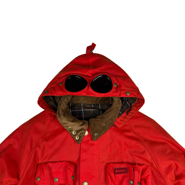 CP Company x Barbour Multi Pocket Creed 500 Mille Waxed Jacket - Medium