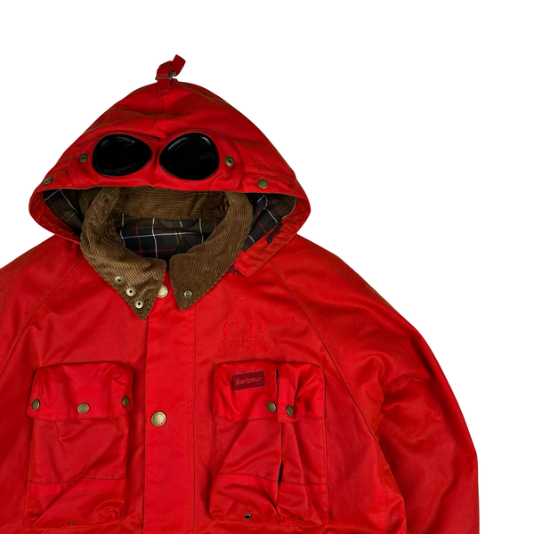 CP Company x Barbour Multi Pocket Creed 500 Mille Waxed Jacket - Medium