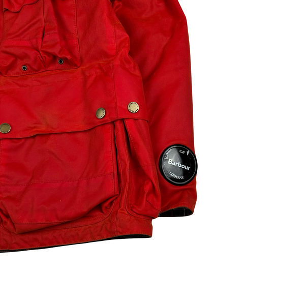CP Company x Barbour Multi Pocket Creed 500 Mille Waxed Jacket - Medium