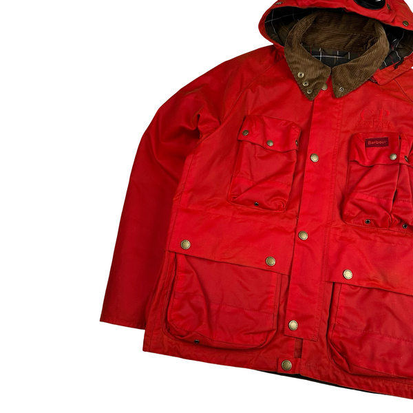 CP Company x Barbour Multi Pocket Creed 500 Mille Waxed Jacket - Medium
