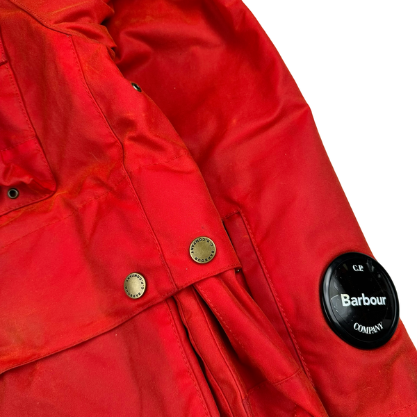 CP Company x Barbour Multi Pocket Creed 500 Mille Waxed Jacket - Medium