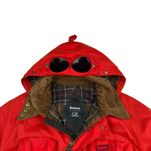CP Company x Barbour Multi Pocket Creed 500 Mille Waxed Jacket - Medium