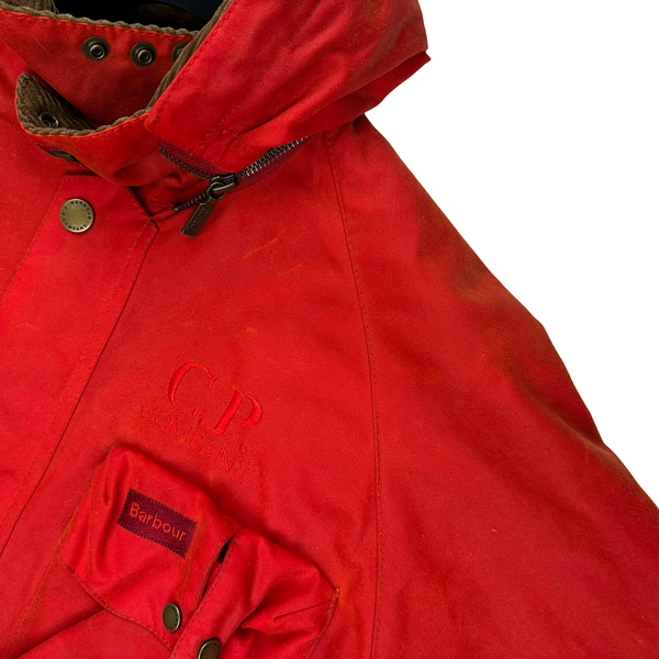 CP Company x Barbour Multi Pocket Creed 500 Mille Waxed Jacket - Medium