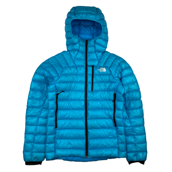 North Face Aqua Blue Summit Series 800 Pro Down Puffer Jacket - Small
