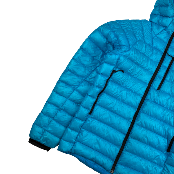 North Face Aqua Blue Summit Series 800 Pro Down Puffer Jacket - Small