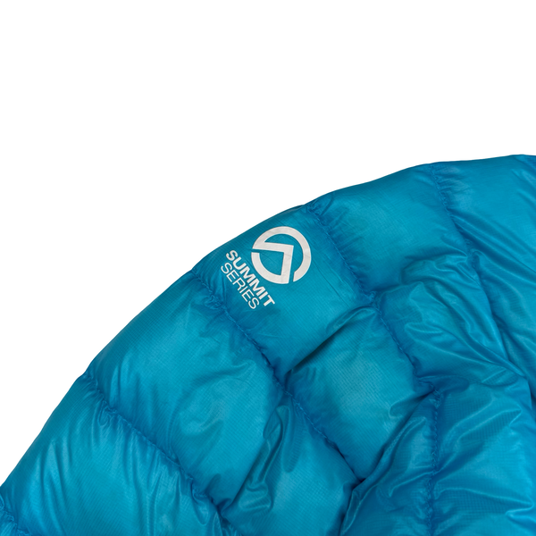North Face Aqua Blue Summit Series 800 Pro Down Puffer Jacket - Small