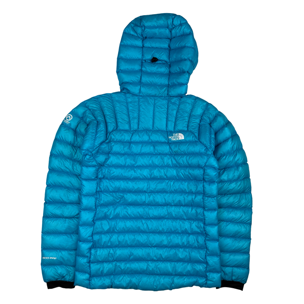 North Face Aqua Blue Summit Series 800 Pro Down Puffer Jacket - Small