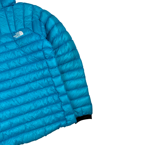 North Face Aqua Blue Summit Series 800 Pro Down Puffer Jacket - Small
