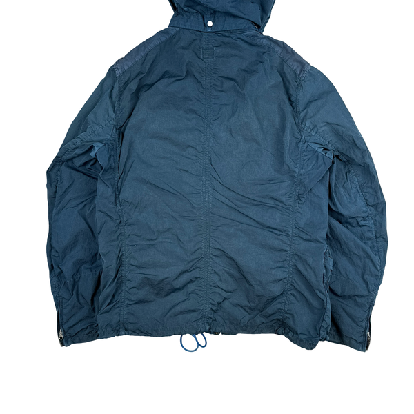 CP Company Blue Nysack Multipocket Goggle Watchviewer Jacket - XL