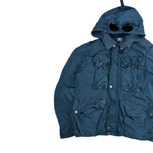 CP Company Blue Nysack Multipocket Goggle Watchviewer Jacket - XL