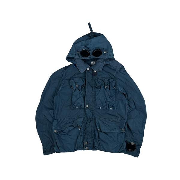 CP Company Blue Nysack Multipocket Goggle Watchviewer Jacket - XL