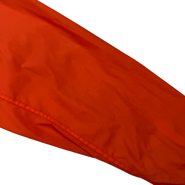 Stone Island 2020 Neon Orange Skin Touch Nylon Hooded Jacket - XL
