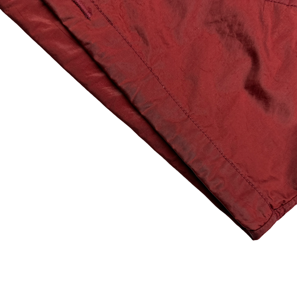 Stone Island 2007 Red Nylon Metal Hooded Jacket - Large