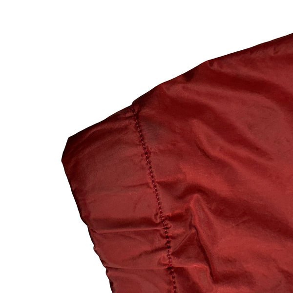 Stone Island 2007 Red Nylon Metal Hooded Jacket - Large