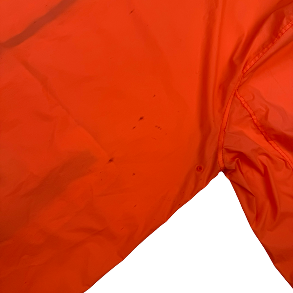 Stone Island 2020 Neon Orange Skin Touch Nylon Hooded Jacket - XL
